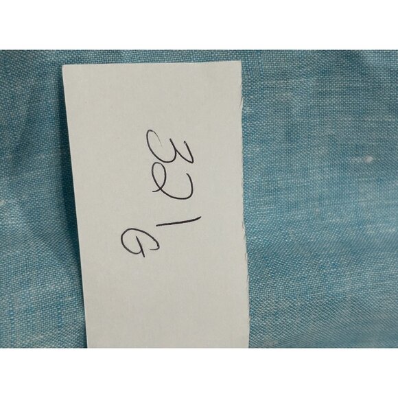 MINE Mens Light Blue Long Sleeve Linen Button-Up Shirt Size 2XB - Picture 8 of 8